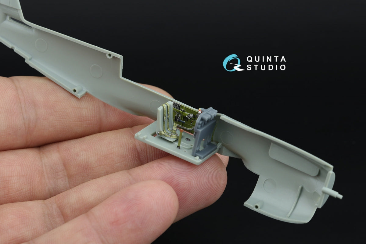 Quinta Studio QD+72214 P-40N Warhawk 3D-Printed &amp;amp; coloured Interior on decal paper (Academy) (with 3D-printed resin parts) 1/72 – immagine 8