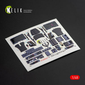 KELIK K48047 F-35A LIGHTNING II INTERIOR 3D DECALS FOR KITTY HAWK KIT 1/48 – zdjęcie 2