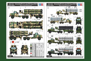 Hobby Boss 85511 Russian KrAZ-260B Tractor with 5P85TE TEL S-300PMU 1/35 – immagine 2