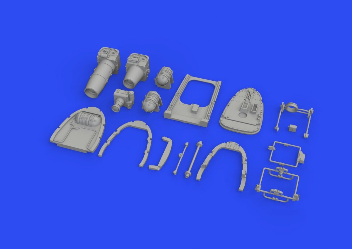 Eduard 648599 F-6D cameras EDUARD 1/48 – immagine 2