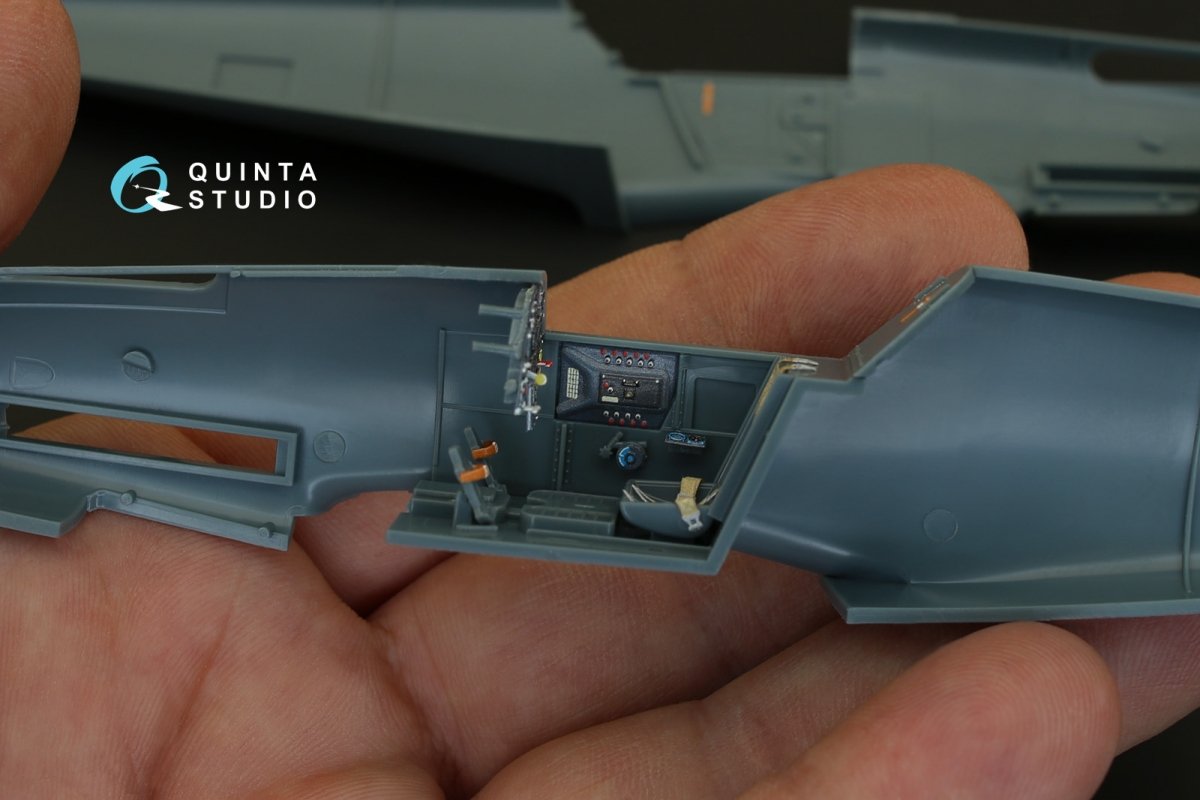 Quinta Studio QD48004 Yak-1B (late production) 3D-Printed &amp;amp; coloured Interior on decal pape (for all kits) 1/48 – zdjęcie 8