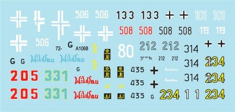 Star Decals 72-A1068 Hungary 45 # 1. 1/72 – immagine 3