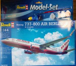 Revell 64202 Boeing 737-800 Air Berlin &amp;amp; winglets Model Set 1/144 – Bild 2