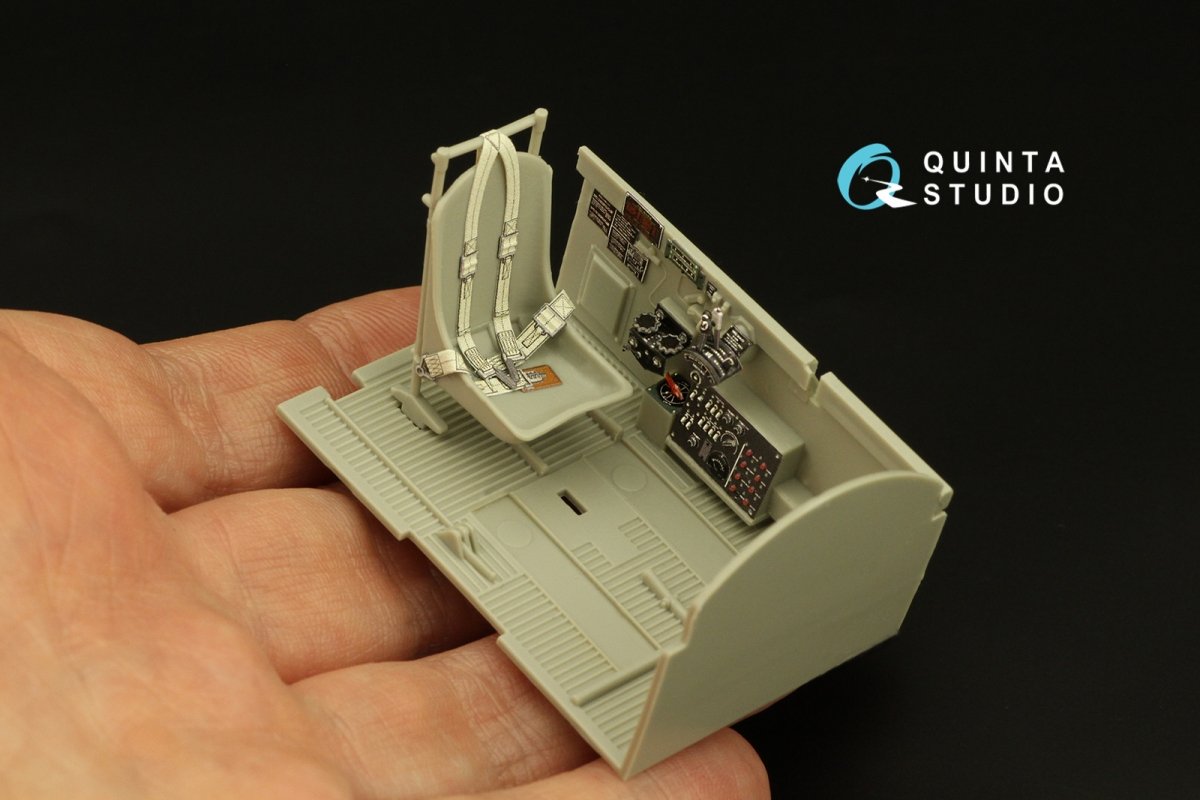 Quinta Studio QD32136 P-47D Razorback 3D-Printed &amp;amp; coloured Interior on decal paper (Trumpeter) 1/32 – immagine 7