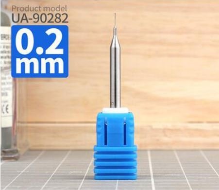 Foret en acier au tungstène U-Star UA-90282, 0,2 mm