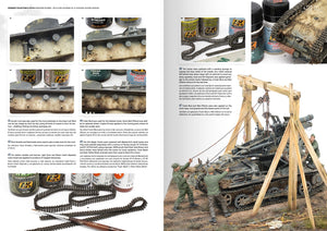 AK Interactive AK4907 WORN ART COLLECTION ISSUE 05 – GERMAN ARTILLERY - Bilingual English/Spanish – Bild 10