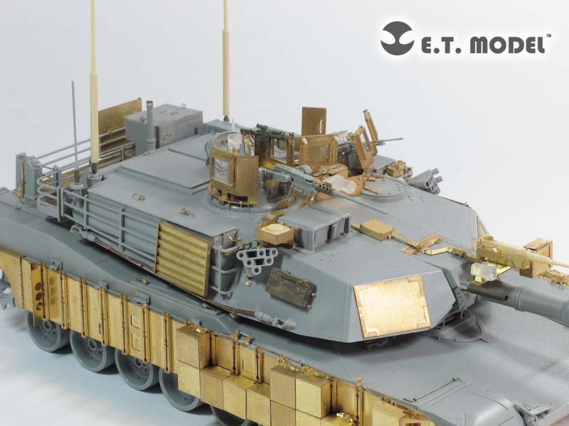 ET Modèle E35-165 Char de combat principal M1A1 de l&amp;#39;armée américaine moderne TUSK I (Pour DRAGON 3535) (1/35) – image 9