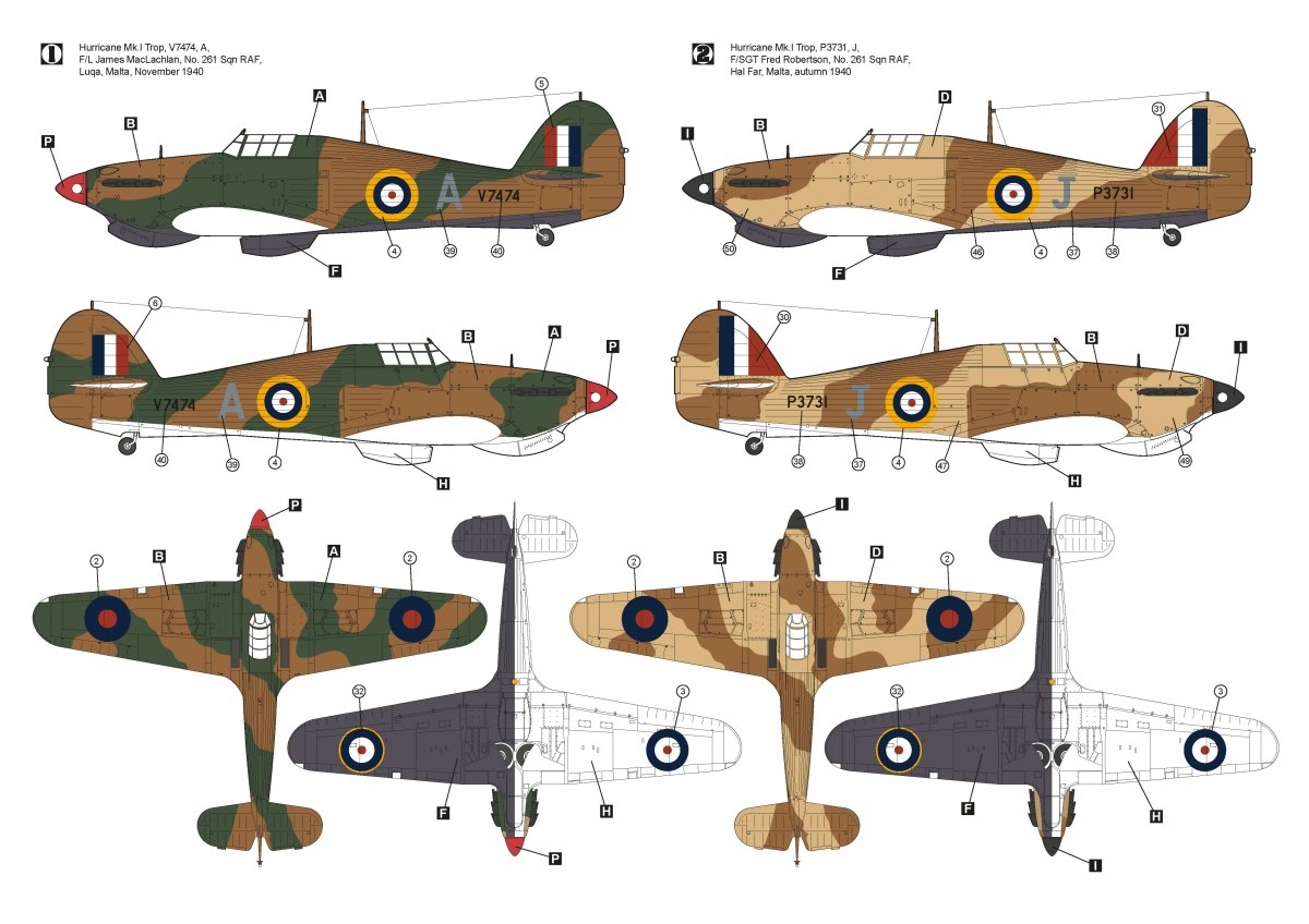 Hobby 2000 48014 Hawker Hurricane Mk.IA Trop 1/48 – zdjęcie 3