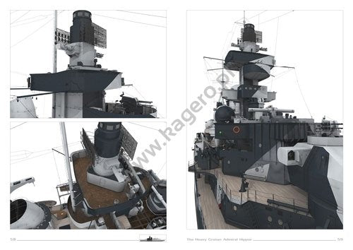 Kagero 16032 The German Cruiser Admiral Hipper EN – immagine 6