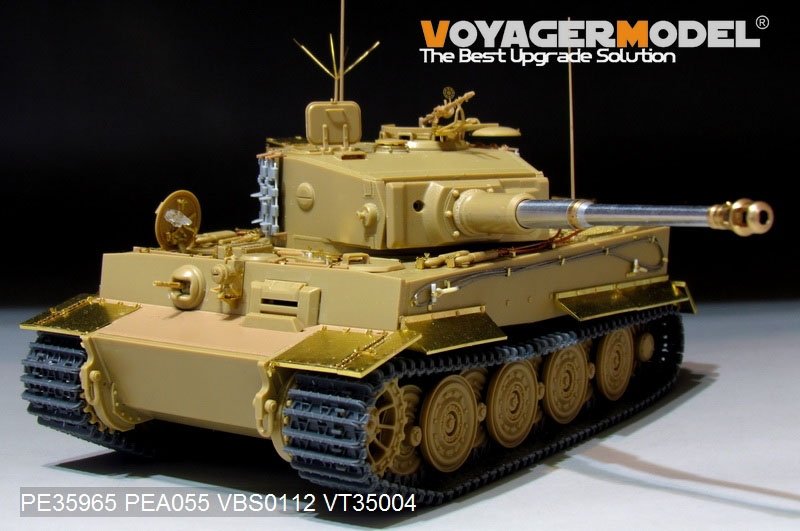 Maquette Voyager PE35965 Char Tiger I allemand de la Seconde Guerre mondiale, production tardive, pour RFM 5015, échelle 1/35  – image 2
