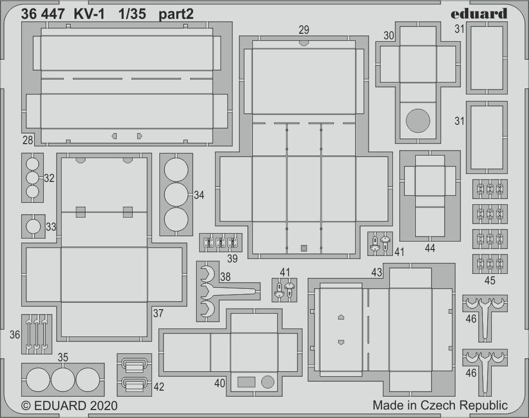 Eduard 36447 KV-1 1/35 TAMIYA – Bild 2