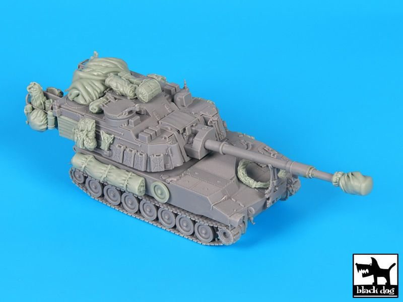 Black Dog T72111 M 109 A6 Paladin accessories set 1/72 – immagine 5