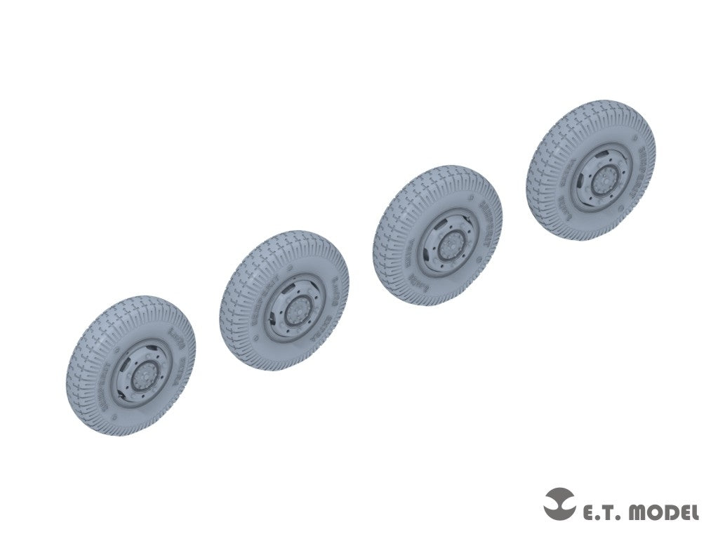 E.T. Model P35-106 WWII German Sd.Kfz.234 Large Diameter Weighted Wheels Type.6 1/35 – Bild 2