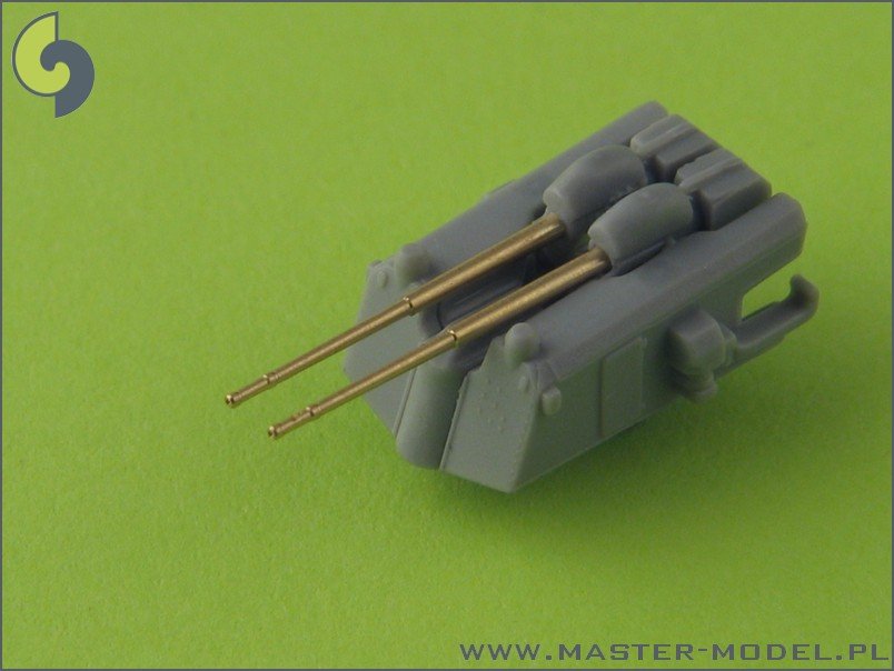 Master SM-350-057 Scharnhorst armament without blastbags - 28cm (9pcs), 15cm (12pcs), 10,5cm (14pcs) barrels – immagine 4