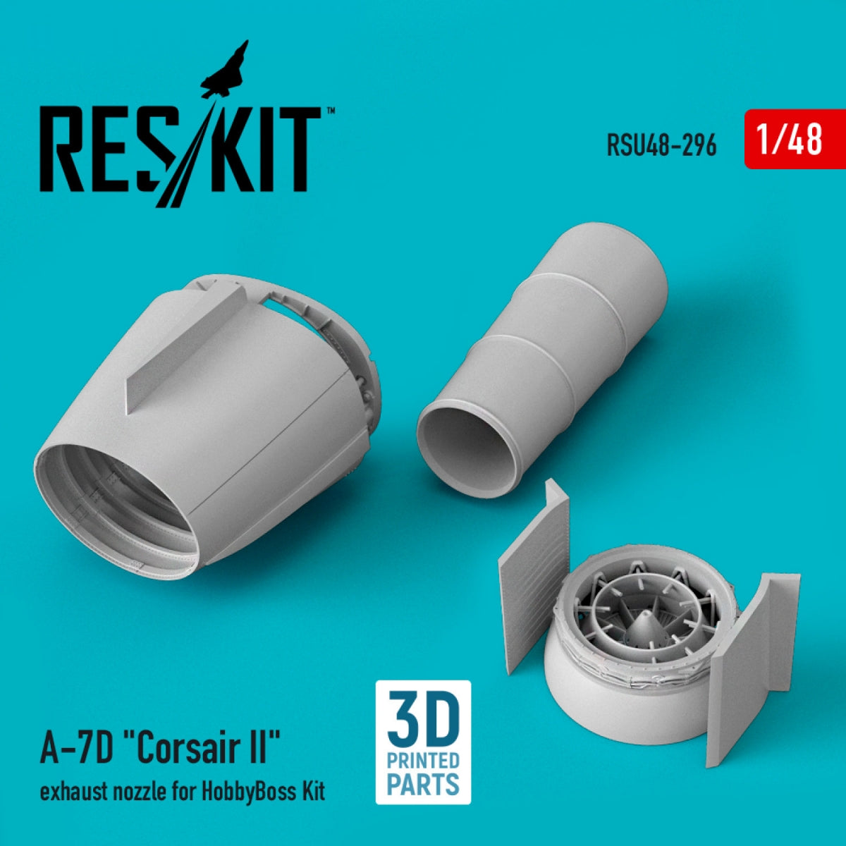 RESKIT RSU48-0296 A-7D &amp;quot;CORSAIR II&amp;quot; EXHAUST NOZZLE FOR HOBBYBOSS KIT 1/48 – Bild 2