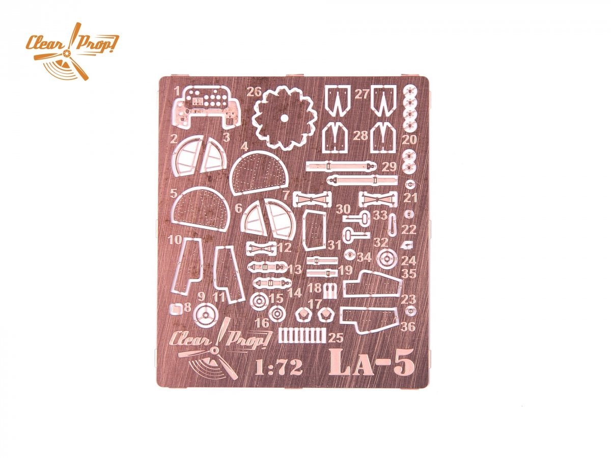 Clear Prop! CP72015 La-5 late version ADVANCED KIT 1/72 – immagine 16