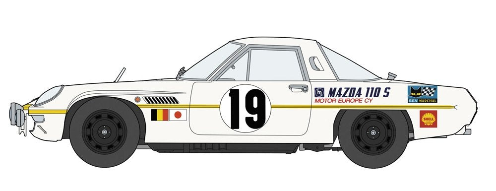 Hasegawa CH50 Collectors&amp;#39; Hi-Grade Series Mazda Cosmo Sport 1968 Marathon de la Route Super Detail 1/24 – zdjęcie 6