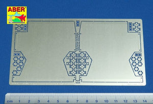 Aber 16007 Exhaust covers for Tiger I, Ausf.E - Early/Late version 1/16 – Bild 2