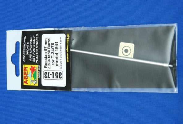 Aber 35L-073 Russian 57mm ZIS-4 tank barrel for T-34/76 model 1941 1/35 – immagine 5