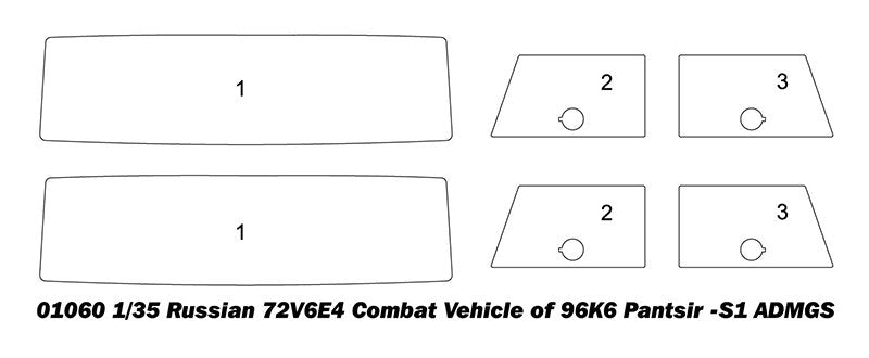 Trumpeter 01060 Russian 72V6E4 Combat Vehicle of 96K6 Pantsir -S1 ADMGS 1/35 – zdjęcie 4