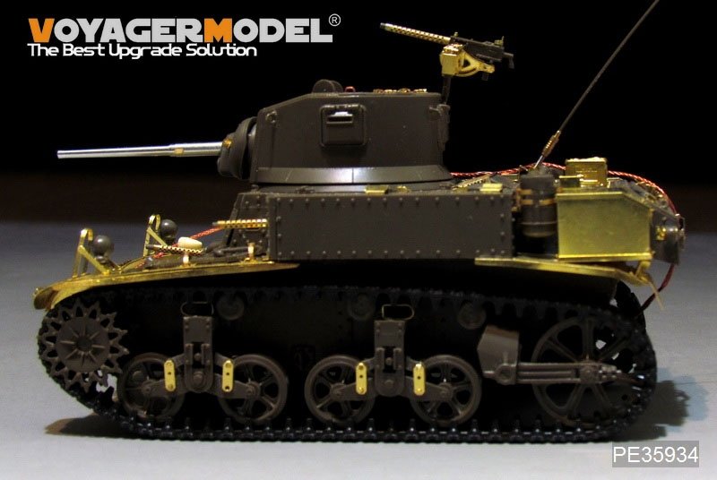 Voyager Model PE35934 WWII US M3 Stuart light tank basic For TAMIYA 35360 1/35 – immagine 16