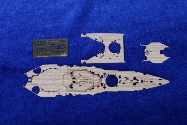 MK1 Design MD-70006 Pont en bois Ise pour Hasegawa (version initiale) 1/700
