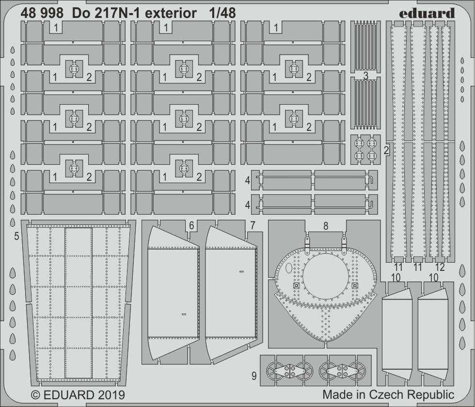 Eduard BIG49234 Do 217N-1 1/48 ICM – immagine 8
