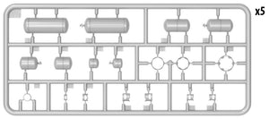 MiniArt 35619 PROPANE/BUTANE CYLINDERS 1/35 – immagine 3