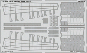 Eduard 48806 Volets d&amp;#39;atterrissage Su-2 1/48 ZVEZDA