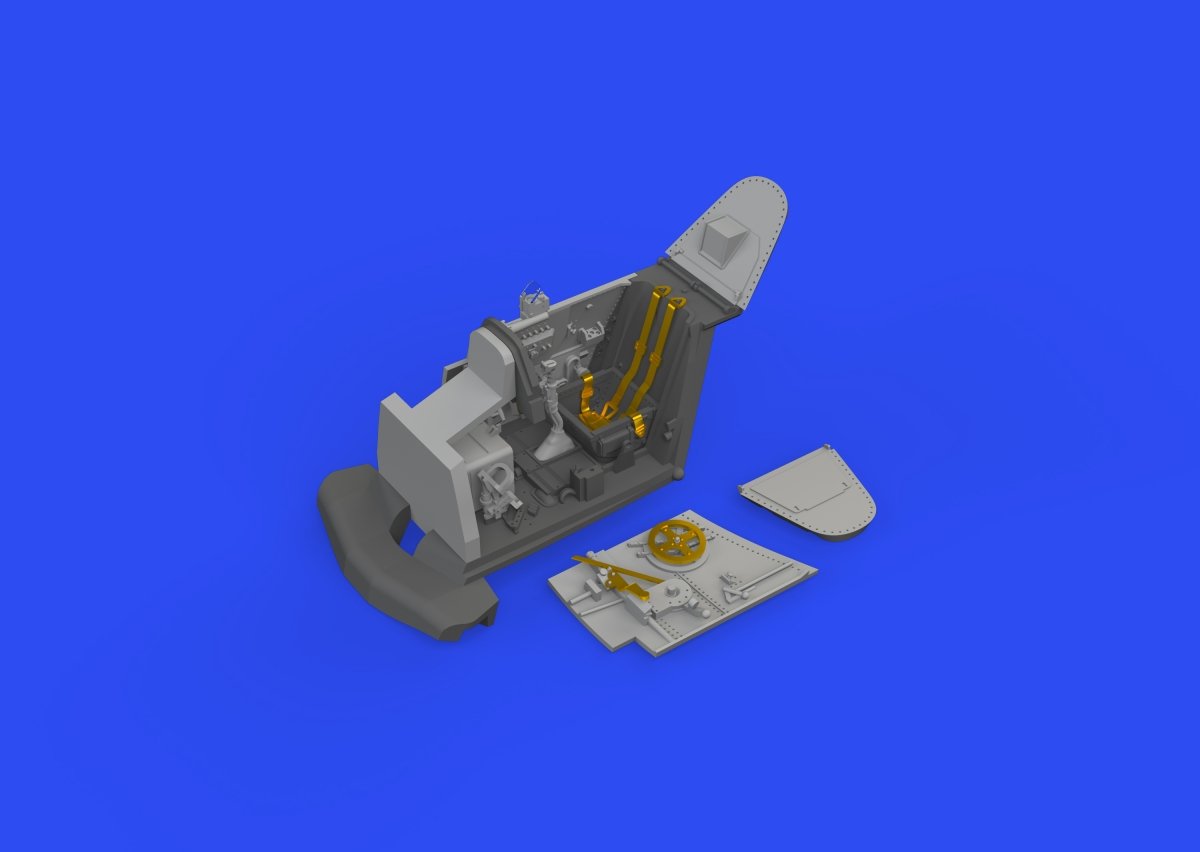 Eduard 672289 S-199 cockpit bubble canopy PRINT EDUARD 1/72 – immagine 4