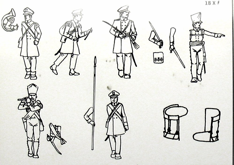 Hat 9325 Prussian Landwehr Command 1/32