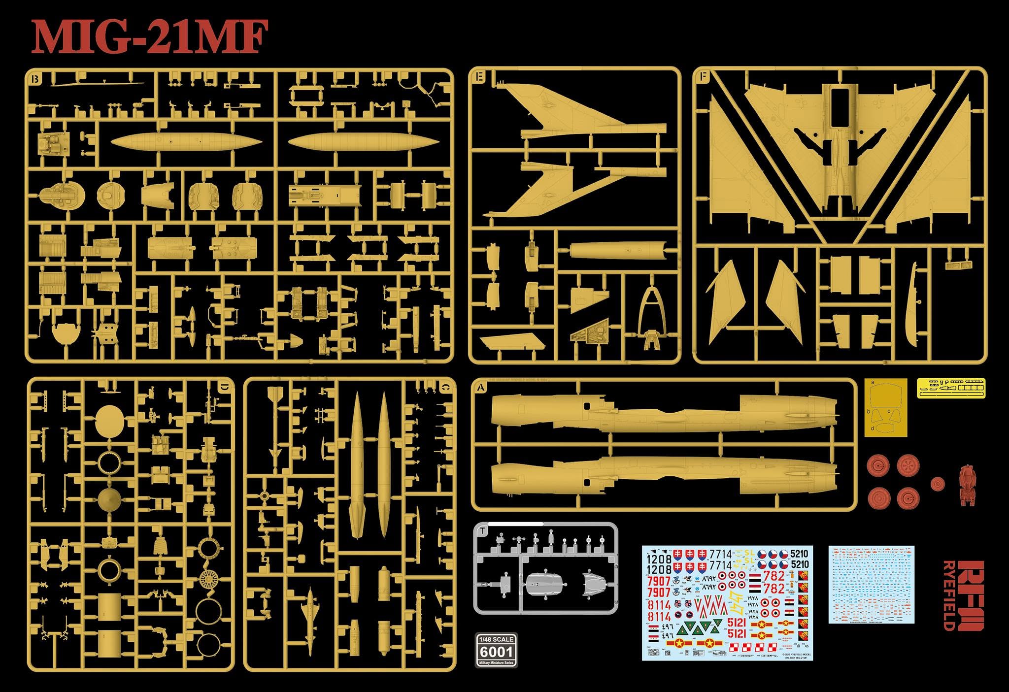 Rye Field Model 6001 MIG-21MF 1/48 – imagen 2