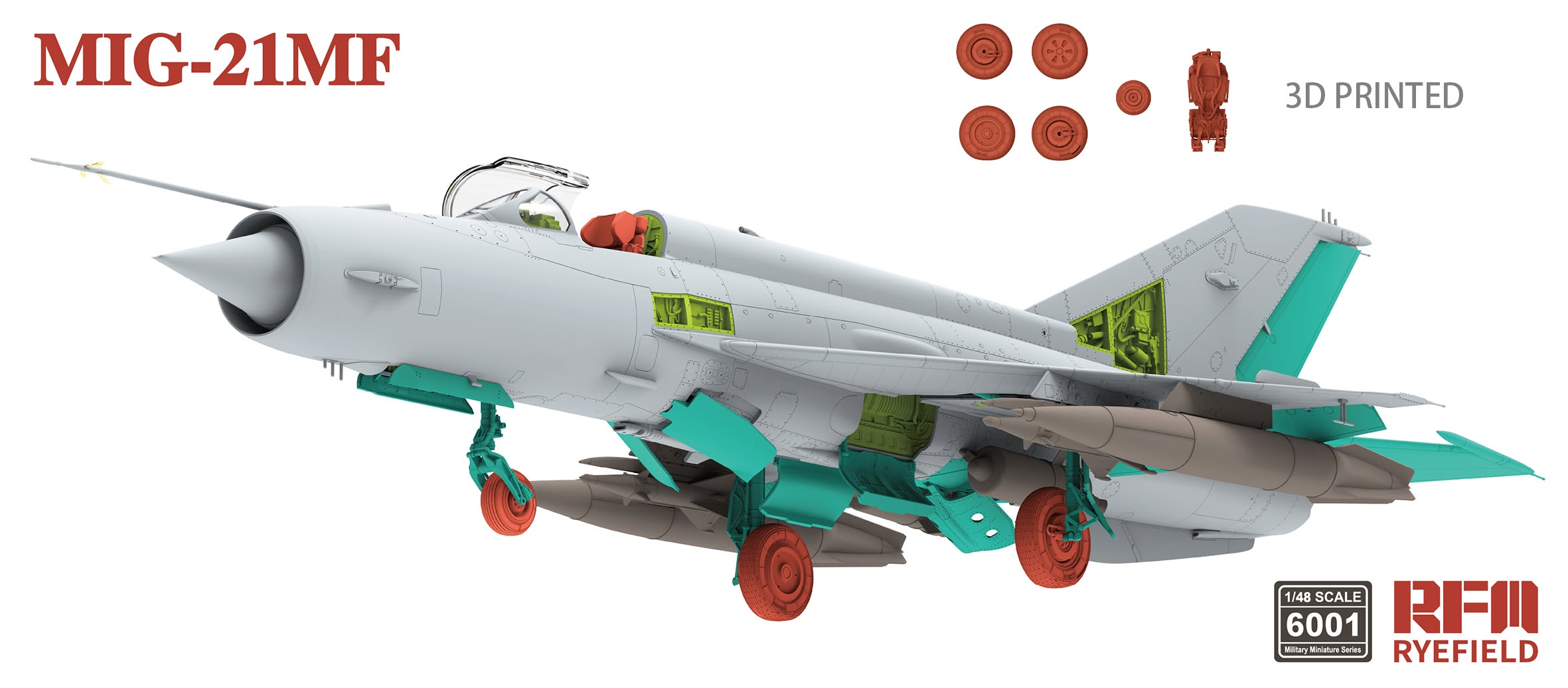 Rye Field Model 6001 MIG-21MF 1/48 – imagen 5