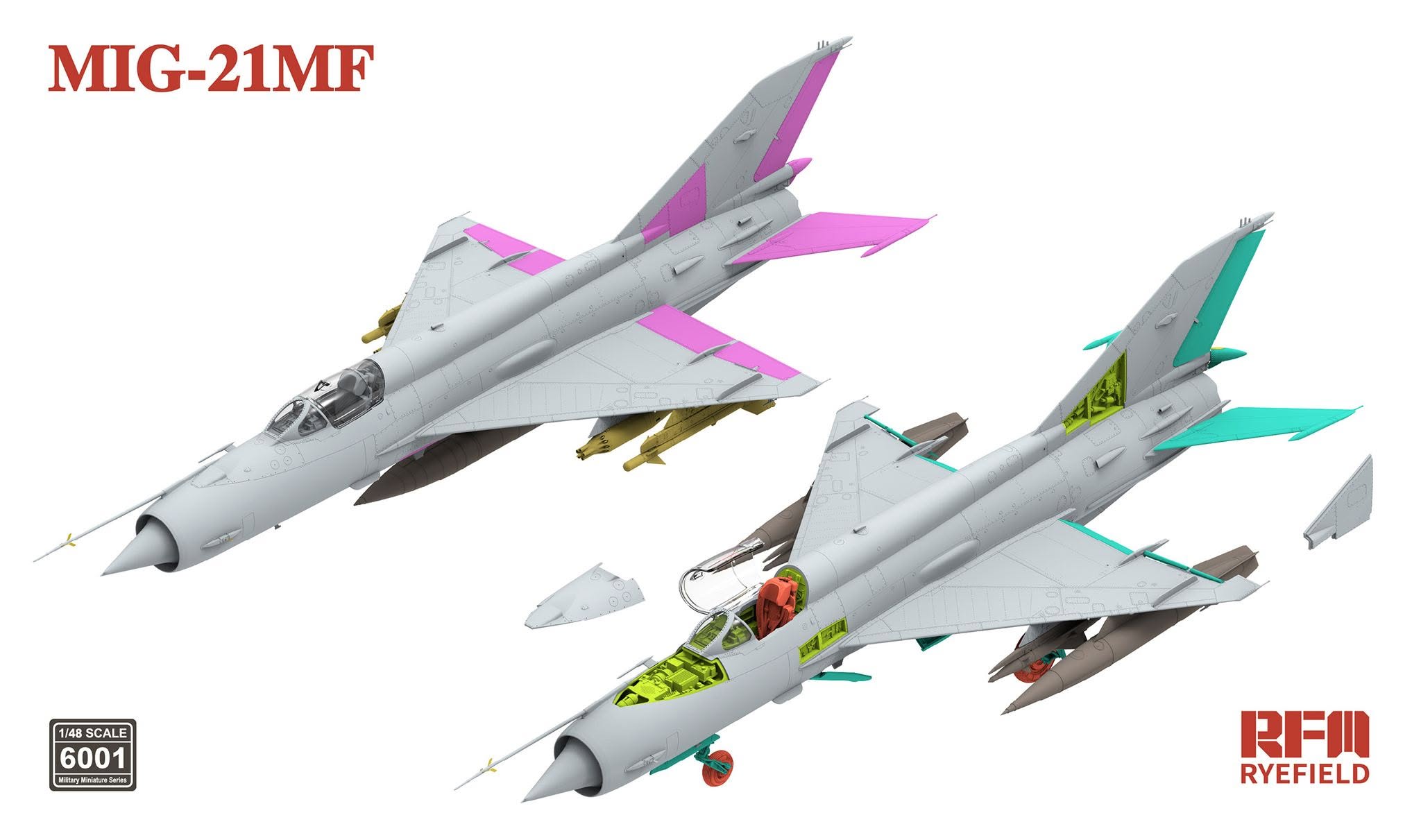 Rye Field Model 6001 MIG-21MF 1/48 – imagen 6