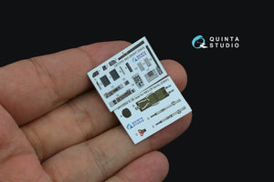 Quinta Studio QD72161 MiG-29SMT 3D-Printed &amp;amp; coloured Interior on decal paper (GWH) 1/72 – immagine 4