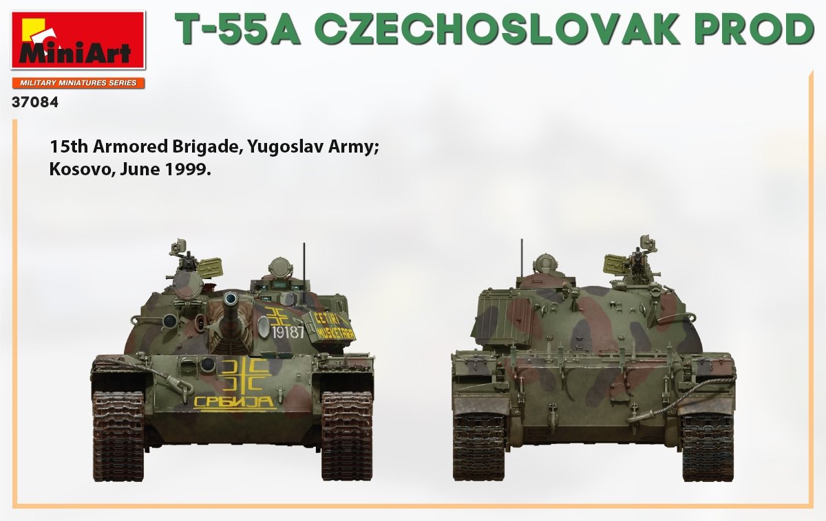 Miniart 37084 T-55A CZECHOSLOVAK PRODUCTION 1/35 – immagine 11
