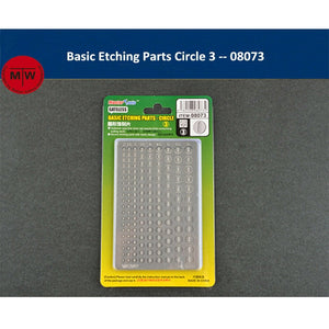 Pièces de gravure de base Trumpeter 08073 - Cercle 3