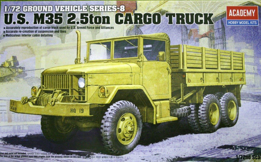 Camion cargo américain M35 2,5 tonnes Academy 13410, échelle 1/72