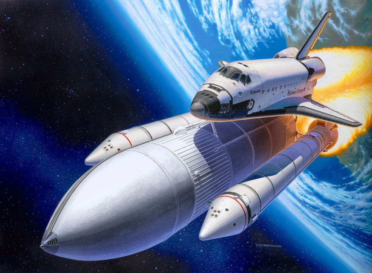 Revell 05674 Space Shuttle &amp;amp; Booster Rockets - 40th Anniversary 1/144 – image 2
