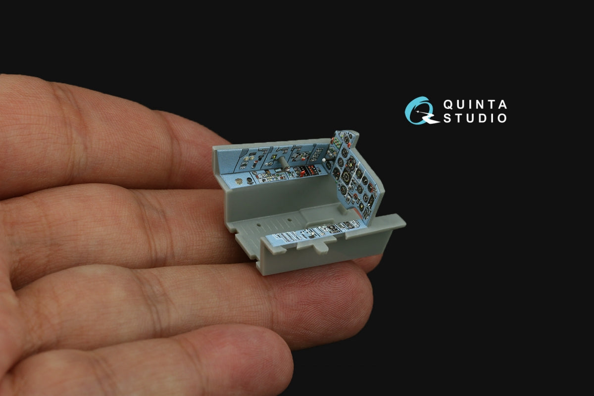 Quinta Studio QDS-48480 Su-17M4/Su-22M4 3D-Printed &amp;amp; coloured Interior on decal paper (Hobby Boss) (Small version) 1/48 – immagine 9