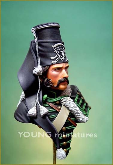 Young Miniatures YH1501-R The 9th Regiment Death Hussars 150mm – immagine 4