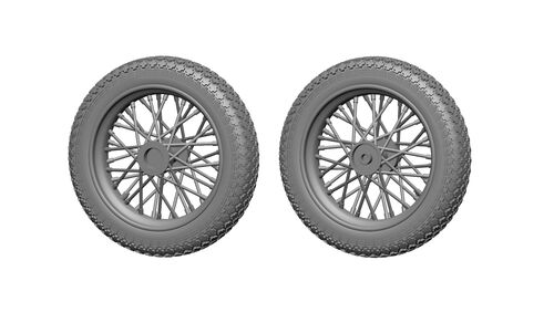 Art Scale Kit A35006 HD-WLA Motorbicycle - Wheels and Cylinders Detail Set rec. for MiniArt 1/35 – zdjęcie 2