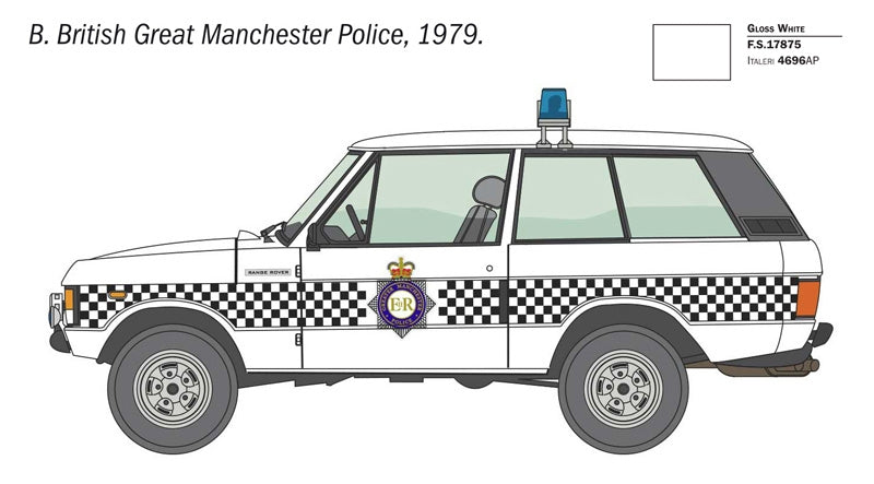 Italeri 93661 Range Rover Police 1/24