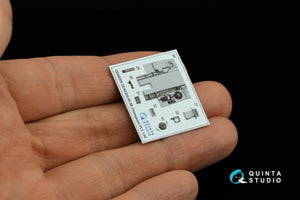 Quinta Studio QD48305 AV-8B Early 3D-Printed &amp;amp; coloured Interior on decal paper (Hasegawa) 1/48 – immagine 9