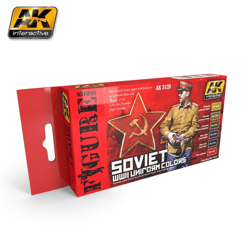 AK Interactive AK 3120 SOVIET WWII UNIFORM COLORS