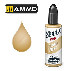 Munitions de Mig Jimenez A.MIG 0732 Tanned Flesh Shader Matt