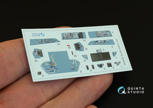 Quinta Studio QD48057 Su-35S 3D-Printed &amp;amp; coloured Interior on decal paper (for GWH kit) 1/48 – imagen 4