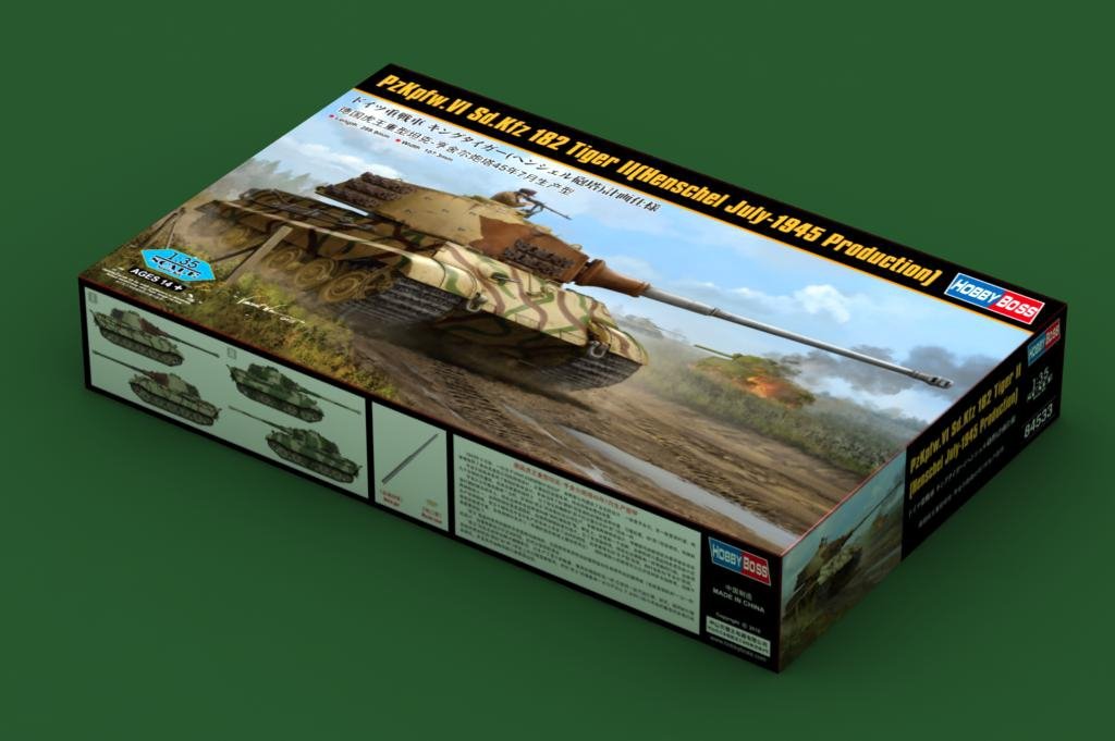 Hobby Boss 84533 Pz.Kpfw.VI Sd.Kfz.182 Tiger II (Production Henschel juillet 1945) (1/35) – image 2