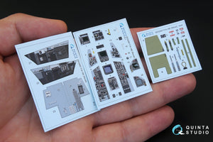 Quinta Studio QD32067 F/A-18E 3D-Printed &amp;amp; coloured Interior on decal paper (for Revell kit) 1/32 – zdjęcie 2