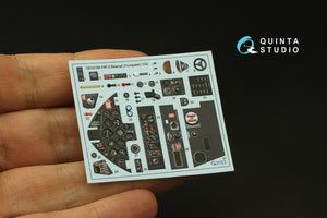 Quinta Studio QD32184 F8F-2 Bearcat 3D-Printed coloured Interior on decal paper (Trumpeter) 1/32 – immagine 4